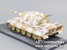 Автоминиатюра модели - Tank Panzerjager Tiger Ausf.B (SD.KFZ.186) Jagdtiger 1945 Altaya