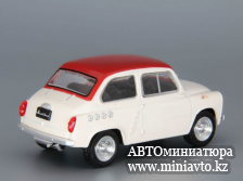 Автоминиатюра модели - Москвич 444 (1957-1959) белый / бордовый, Автолегенды СССР 