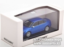 Автоминиатюра модели - Audi RS4 Saloon 2004 bluemetallic Minichamps
