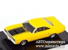 Автоминиатюра модели - Plymouth Road Runner 1970 yellow/black  1:43 Ixo