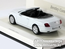 Автоминиатюра модели - Bentley Continental GTC Linea Bianco 2007 white Minichamps Minichamps