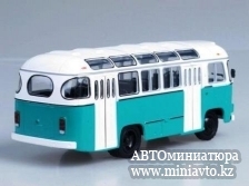 Автоминиатюра модели - Автобус городской ПАЗ-672М ,бело/бирюзовый Советский Автобус 