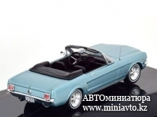 Автоминиатюра модели - Ford Mustang Convertible 1965 lightblue-metallic 1:43 Ixo