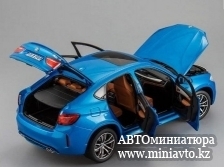 Автоминиатюра модели - BMW X6 M (F86) Long Beach Blue Metallic NOREV