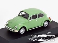 Автоминиатюра модели - VW Beetle 1972 green Altaya