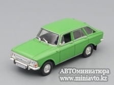 Автоминиатюра модели - ИЖ 2125, зеленый Европейская серия DeAgostini