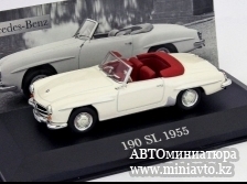 Автоминиатюра модели - Mercedes-Benz 190SL 1955 (cream white) Altaya