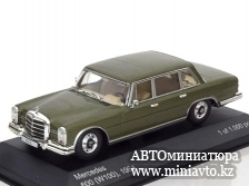 Автоминиатюра модели - Mercedes 600 W100 1964 greenmetallic White Box 