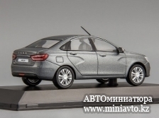 Автоминиатюра модели - LADA Vesta серый металлик Lada Image