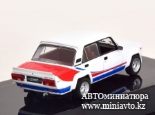Автоминиатюра модели - Lada 2105 VFTS 1983 white/red/blue Ixo 