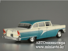 Автоминиатюра модели - ГАЗ-13 ,бело-зеленый ,выставочный экземпляр,Автолегенды СССР DeAgostini