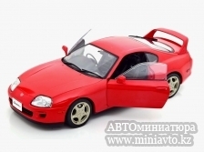 Автоминиатюра модели - Toyota Supra MK4 1993-2002 red 1:18 Solido 
