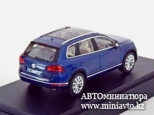 Автоминиатюра модели - VW Touareg 2015 bluemetallic Herpa