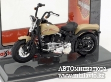 Автоминиатюра модели - Harley-Davidson FLSTSB Cross Bones 2008 бежевый Maisto1:18