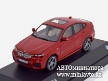 Автоминиатюра модели - BMW X4 F26 2015 red  Herpa