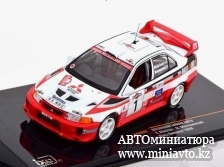 Автоминиатюра модели - MITSUBISHI LANCER EVO V #1 WRC RALLY TOMMI MAKINEN 1998 Ixo