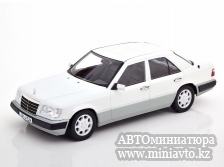 Автоминиатюра модели - Mercedes-Benz E class (W124)  1989 arctic white 1:18 iScale