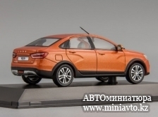 Автоминиатюра модели - LADA Vesta Cross оранжевый металлик Lada Image