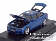 Автоминиатюра модели - BMW 4er F36 Gran Coupe 2014 bluemetallic Kyosho
