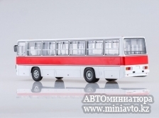 Автоминиатюра модели - Автобус городской Икарус-260 красно-белый Советский Автобус 