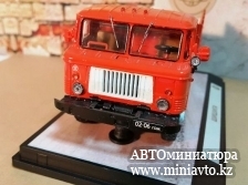 Автоминиатюра модели - ГАЗ 66 оранжевый(северный вариант).Проект №39 MGG73