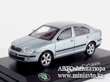 Автоминиатюра модели - Skoda Octavia satin gray met. 2004 Abrex