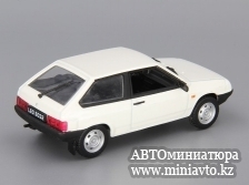 Автоминиатюра модели - Lada Samara VAZ 2108 white Европейская серия DeAgostini
