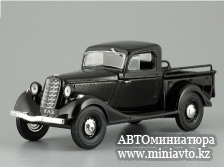 Автоминиатюра модели - ГАЗ М415 чёрный Автолегенды СССР