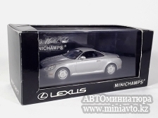 Автоминиатюра модели - Lexus SC430 Coupe silver Minichamps
