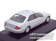 Автоминиатюра модели - Mercedes S500 W220 1998 silver Altaya