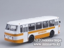 Автоминиатюра модели - Автобус ЛАЗ-695Н Орленок белый/оранжевый  Советский Автобус