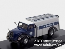 Автоминиатюра модели - Magirus S6500 fuel truck Aral darkblue/silver Schuco