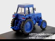 Автоминиатюра модели - Трактор ЛТЗ-55А (1991), синий  Тракторы Hachette