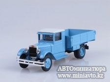 Автоминиатюра модели - ЗиС (АМО)-3, бортовой, голубой