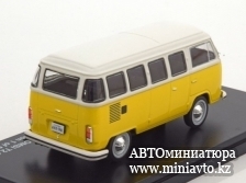 Автоминиатюра модели - VW bus T2 1976 yellow/white Triple 9