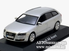 Автоминиатюра модели - Audi A6 Avant 2004 silver  Minichamps