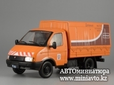 Автоминиатюра модели - ГАЗ-3302 Дорожная служба, DeAgostini Автомобиль на службе 
