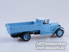 Автоминиатюра модели - ЗиС (АМО)-3, бортовой, голубой
