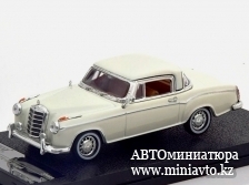 Автоминиатюра модели - Mercedes 220 SE Coupe 1959 white Vitesse 