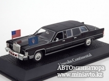Автоминиатюра модели - Lincoln Continental Ronald Reagan 1981 black Norev/Atlas