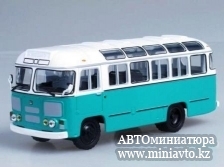 Автоминиатюра модели - Автобус городской ПАЗ-672М ,бело/бирюзовый Советский Автобус 