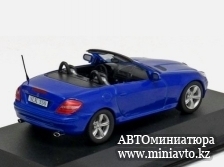 Автоминиатюра модели - Mercedes SLK350 R171 Roadster 2004 bluemetallic Altaya 