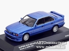 Автоминиатюра модели - BMW Alpina B10 BiTurbo (E34) 1994 metallic-blue Solido