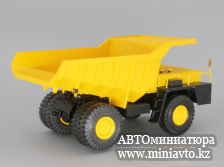 Автоминиатюра модели - БелАЗ-540 самосвал, желтый Наш Автопром