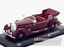Автоминиатюра модели - Mercedes Type 770K Convertible 1938 darkred Ixo
