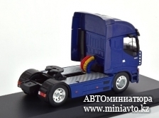 Автоминиатюра модели - IVECO Stralis 2012 Metallic Blue IXO