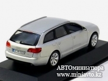 Автоминиатюра модели - Audi A6 Avant 2004 silver  Minichamps