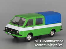 Автоминиатюра модели - РАФ-2909 (1979), Автолегенды СССР , зеленый /голубой DeAgostini