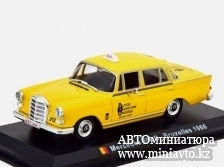 Автоминиатюра модели - Mercedes-Benz 200 D Taxi Брюссель 1966 желтый Altaya