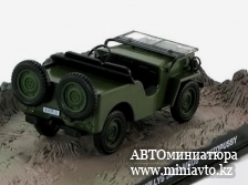 Автоминиатюра модели - Willys Jeep M606 James Bond Octopussy olive green Altaya 007 Collection 